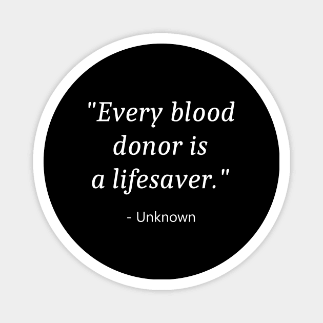 World Blood Donor Day Magnet by Fandie